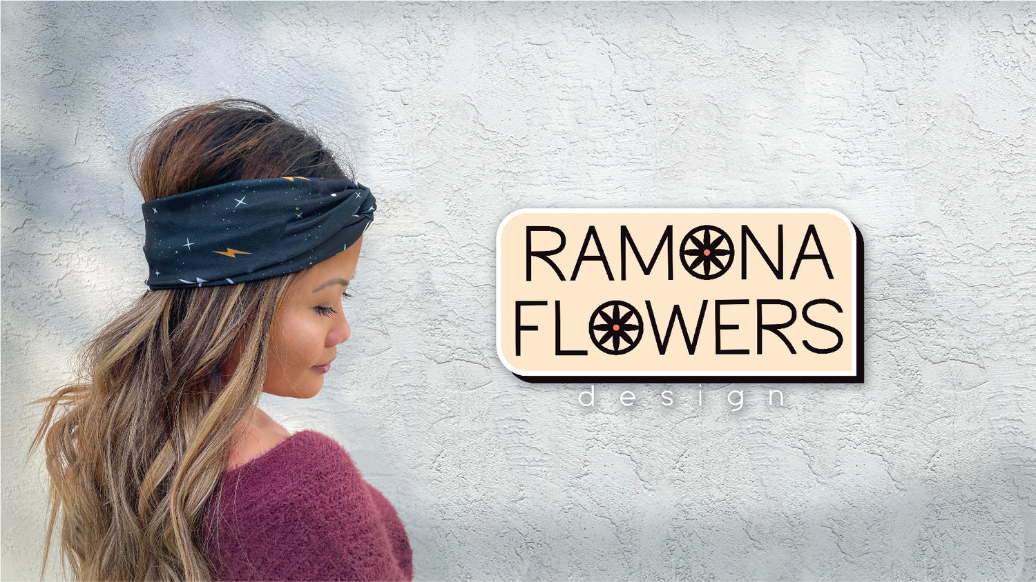 Headwrap, headband, boho, black, bohemian