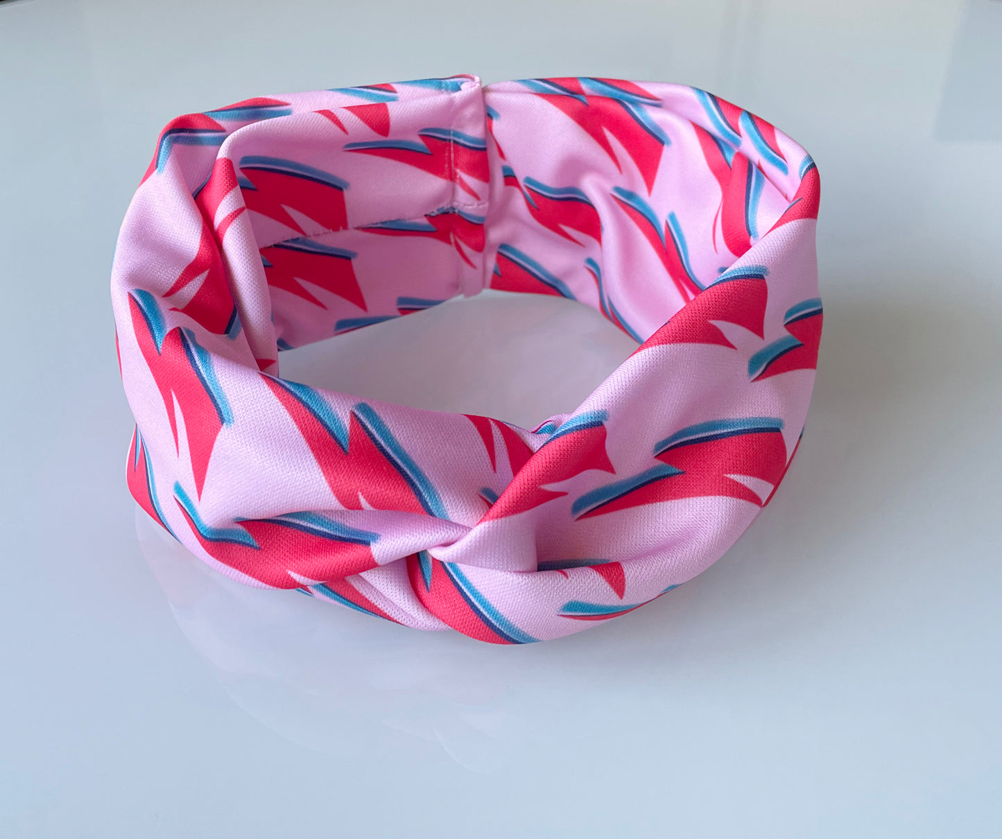 Lightning Bold Pink Headwrap Headband