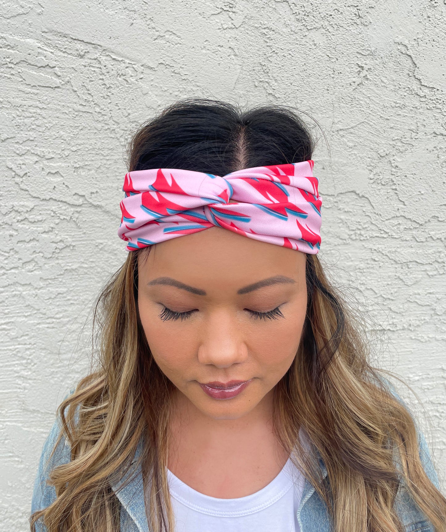 Lightning Bold Pink Headwrap Headband